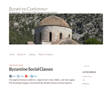 Tablet Screenshot of byzconf.org